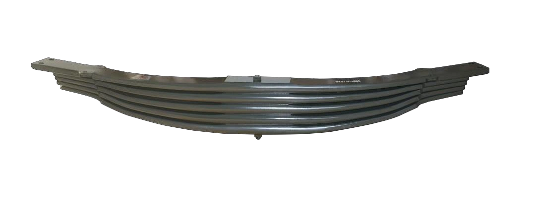 Heavy truck parabolic leaf spring assembly